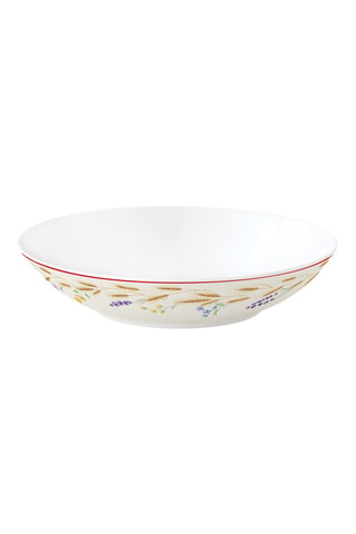 6 platos hondos de porcelana Country Life - 20,5 cm