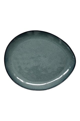 4 platos llanos de gres Genesis - 8,5 × 1,5 × 24 cm