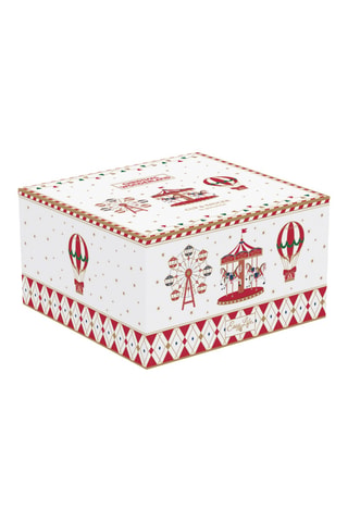Taza y platillo de porcelana Christmas Wonderland
