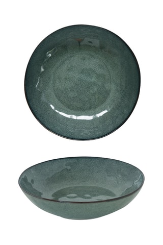 4 platos hondos de gres Genesis - 21 cm