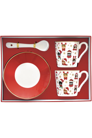 Vajilla de porcelana Christmas Friends - 2 personas