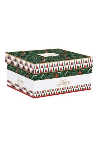Juego de té de porcelana Fancy Christmas - 4 piezas