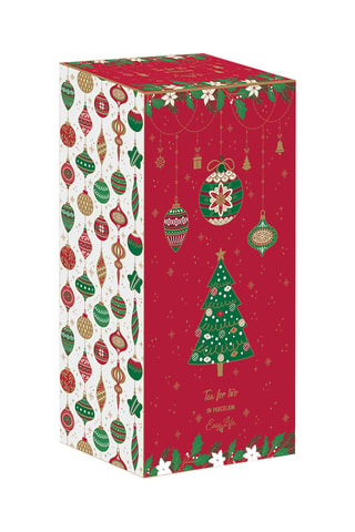 Juego de té de porcelana Jingle Bells - 3 piezas