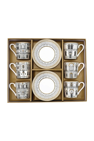 Juego de café de porcelana Palazzo - 6 personas