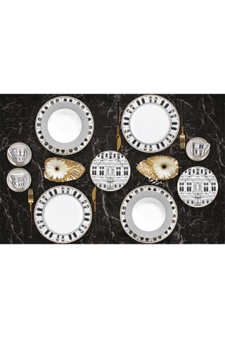 Juego de café de porcelana Palazzo - 6 personas