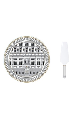 Juego de postre de porcelana Palazzo - 2 piezas
