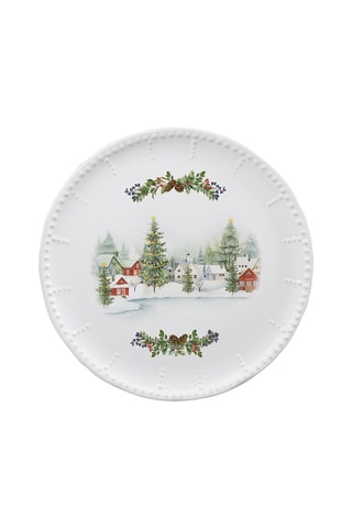 6 platos llanos de cerámica Città Delle Feste - 26,5 cm