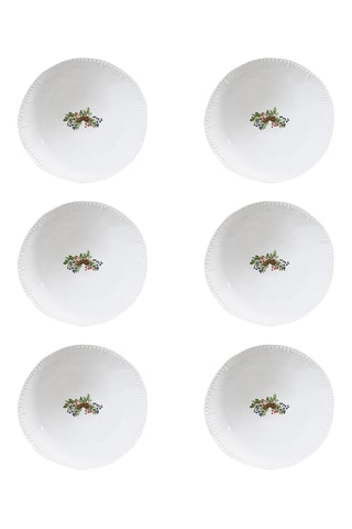 6 platos hondos de cerámica Città Delle Feste - 19,5 cm