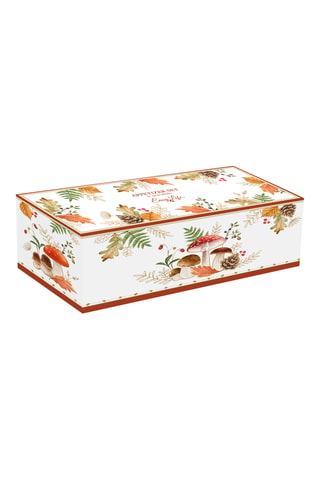 Juego de aperitivo de porcelana y bambú Autumn Breeze  - 7 piezas