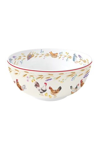2 boles de porcelana Country Life - 23 cm