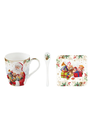 Vajilla de porcelana final China Santa is coming - 3 piezas