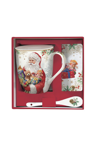 Vajilla de porcelana final China Santa is coming - 3 piezas