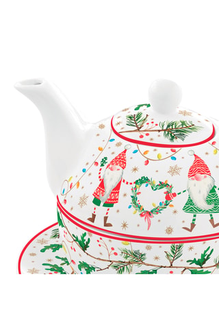 Juego de té de porcelana Ready For Christmas - 3 piezas