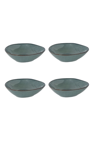 4 platos hondos de gres Genesis - 21 × 5,5 × 17 cm