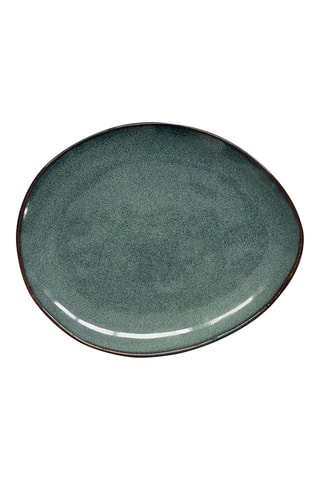 4 platos de postre de gres Genesis - 20,5 × 1,5 × 16,5 cm