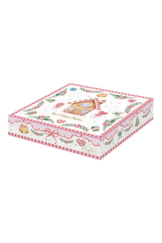 2 platos de postre Sweet Christmas - 16,5 x 2,5 x 15 cm