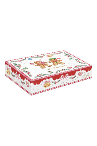 2 platos de postre Sweet Christmas - 20,5 x 2 x 9 cm