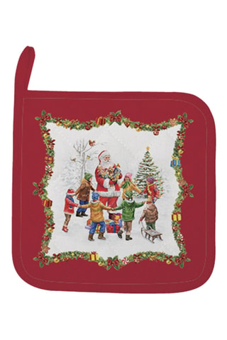 Juego de cocina Christmas Round Dance - 3 piezas - Blanco