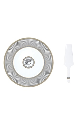 Juego de postre de porcelana Palladium - 2 piezas