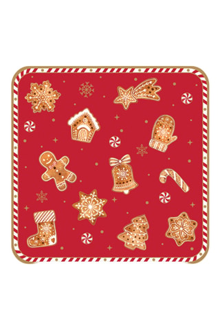Vajilla de porcelana fina China Fancy Gingerbread - 3 piezas