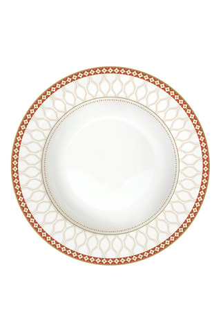 6 platos hondos de porcelana Christmas Berries - 21,5 cm