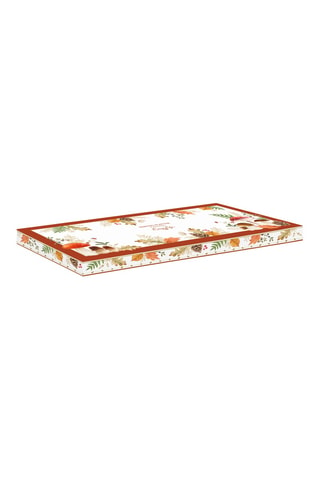 Bandeja de porcelana Autumn Breeze - 35 x 15 x 2,5 cm