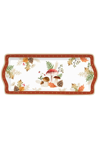 Bandeja de porcelana Autumn Breeze - 35 x 15 x 2,5 cm