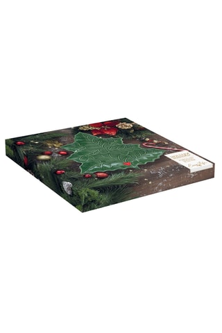 Bandeja de porcelana Holly & Berries - 30 x 2 x 30 cm
