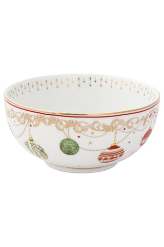 6 boles de porcelana Christmas Eve - 12 cm