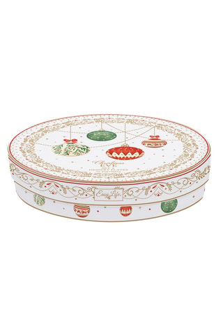 4 platos de postre de porcelana Christmas Eve - 19 cm
