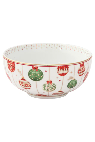 4 boles de porcelana Christmas Eve - 15 cm