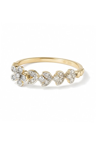 Anillo Datu - Oro amarillo y diamantes