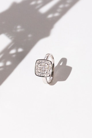 Anillo Lima  - Oro blanco y diamantes naturales