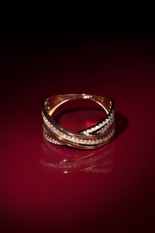 Anillo Lampang - Oro amarillo y diamantes