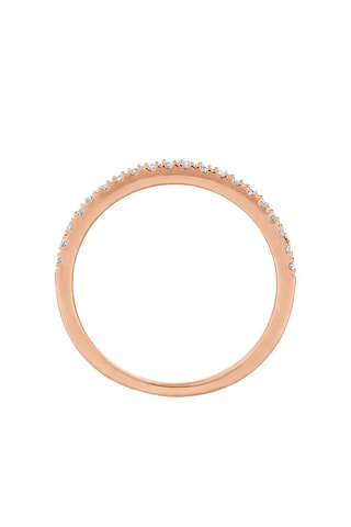Anillo Délice - Oro rosa y diamantes