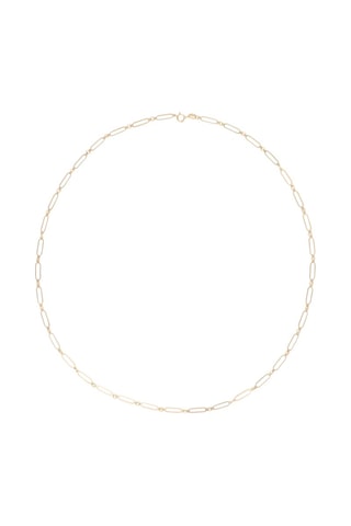 Collar Paperclip - Oro amarillo