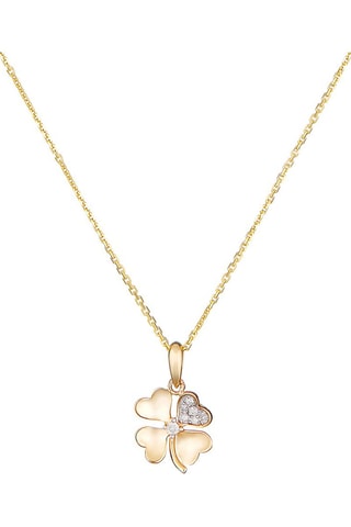 Colgante Dites-le Avec une Fleur - Oro amarillo y diamantes