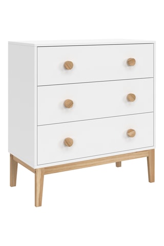 Cómoda de 3 cajones - 85 x 80 x 40 cm