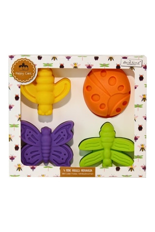4 moules en silicone Happy cake