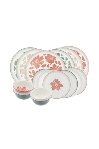 Service en porcelaine Hanae - 18 pièces