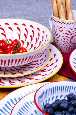 Service en porcelaine Kyoto - 30 pièces