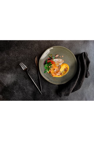 6 petites assiettes en porcelaine Zao - 20,5 cm