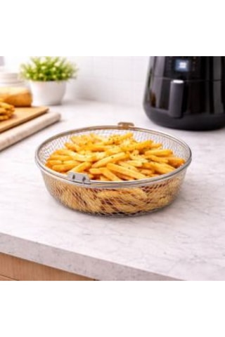 Panier pour air fryer en acier inoxydable