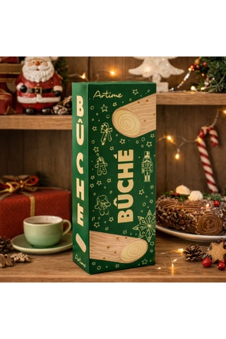 Coffret création bûche de Noël - 8 pièces