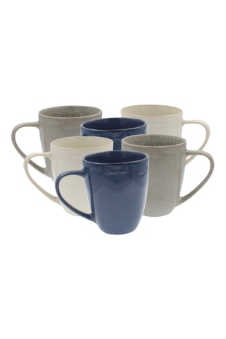 6 mugs en céramique