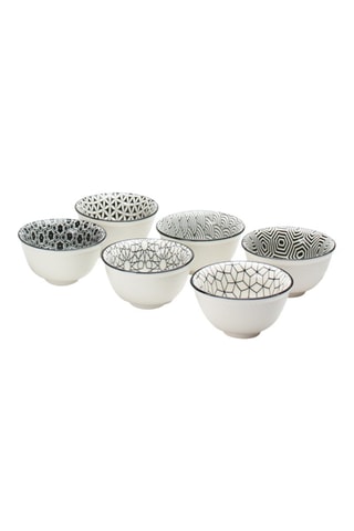 6 bols en porcelaine Kiyose - 12 cl