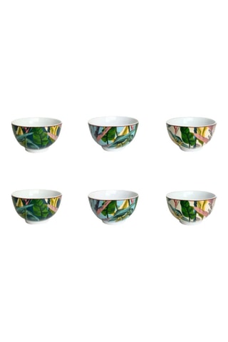 6 bols en porcelaine Borneo - 30 cl