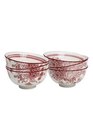 6 bols en porcelaine Louise - 15 cm