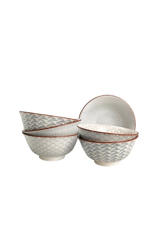 6 bols en porcelaine Slow 95 cl