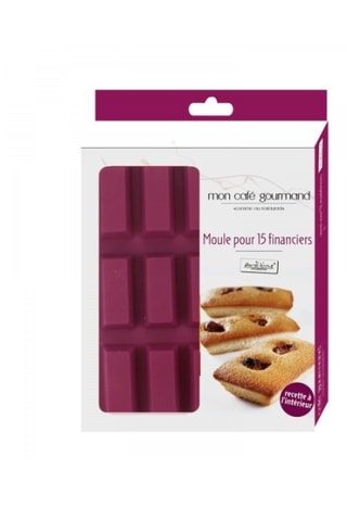 Moule en silicone - 15 financiers
